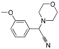 2-(3-甲氧基苯基)-2-(吗啉-4-基)乙腈 结构式