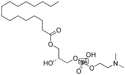 1-PALMITOYL-SN-GLYCERO-3-PHOSPHO-(N,N-DIMETHYL)-ETHANOLAMINE 结构式