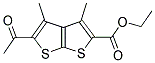 ETHYL 5-ACETYL-3,4-DIMETHYLTHIENO[2,3-B]THIOPHENE-2-CARBOXYLATE 结构式