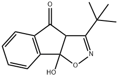 3-(叔丁基)-8B-羟基-3A,8B-二氢-4H-茚并[2,1-D]异噁唑-4-酮 结构式