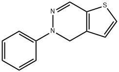 5-PHENYL-4,5-DIHYDROTHIENO[2,3-D]PYRIDAZINE 结构式