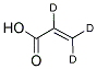 ACRYLIC ACID (2,3,3-D3) 结构式
