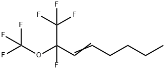 1,1,1,2-TETRAFLUORO-2-(TRIFLUOROMETHOXY)OCT-3-ENE 结构式