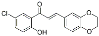 1-(5-CHLORO-2-HYDROXYPHENYL)-3-(2,3-DIHYDRO-1,4-BENZODIOXIN-6-YL)PROP-2-EN-1-ONE 结构式