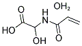 2-ACRYLAMIDOGLYCOLIC ACID MONOHYDRATE 结构式