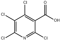 2,4,5,6-四氯烟酸 结构式