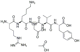 ARG-LYS-ASP-VAL-TYR 结构式