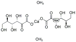 2-KETO-D-GLUCONIC ACID, HEMICALCIUM SALT DIHYDRATE 结构式