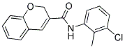 N-(3-CHLORO-2-METHYLPHENYL)-2H-CHROMENE-3-CARBOXAMIDE 结构式