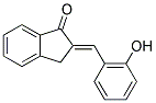 2-(2-Hydroxybenzylidene)indan-1-one 结构式