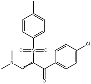 1-(4-CHLOROPHENYL)-3-(DIMETHYLAMINO)-2-[(4-METHYLPHENYL)SULFONYL]-2-PROPEN-1-ONE 结构式