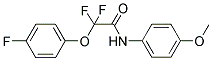 2,2-DIFLUORO-2-(4-FLUOROPHENOXY)-N-(4-METHOXYPHENYL)ACETAMIDE 结构式