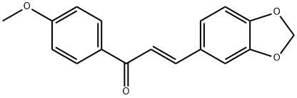 3-(1,3-BENZODIOXOL-5-YL)-1-(4-METHOXYPHENYL)-2-PROPEN-1-ONE 结构式