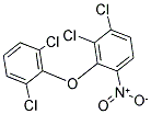 1,2-Dichloro-3-(2,6-dichlorophenoxy)-4-nitrobenzene 结构式