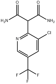 2-[3-Chloro-5-(trifluoromethyl)-2-pyridinyl]malonamide 结构式