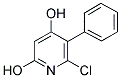 6-CHLORO-5-PHENYL-2,4-PYRIDINEDIOL 结构式