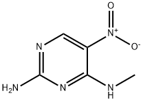 2-AMINO-5-(NITRO)-4-(METHYLAMINO)PYRIMIDINE 结构式