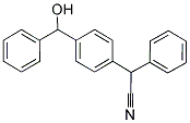 2-(4-[HYDROXY(PHENYL)METHYL]PHENYL)-2-PHENYLACETONITRILE 结构式
