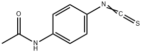 N-(4-ISOTHIOCYANATO-PHENYL)-ACETAMIDE 结构式