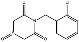 4-(2-CHLOROBENZYL)-1LAMBDA4,4-THIAZINANE-1,3,5-TRIONE 结构式