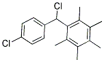 1-[CHLORO(4-CHLOROPHENYL)METHYL]-2,3,4,5,6-PENTAMETHYLBENZENE 结构式