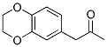 (3,4-Ethylenedioxyphenyl)acetone 结构式