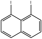 1,8-二碘萘 结构式