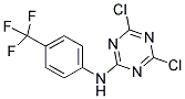 N2-[4-(TRIFLUOROMETHYL)PHENYL]-4,6-DICHLORO-1,3,5-TRIAZIN-2-AMINE 结构式