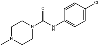N-(4-Chlorophenyl)(4-methylpiperazinyl)formamide 结构式