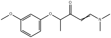 1-(DIMETHYLAMINO)-4-(3-METHOXYPHENOXY)-1-PENTEN-3-ONE 结构式