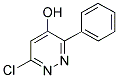 6-CHLORO-4-HYDROXY-3-PHENYL-PYRIDAZIN 结构式