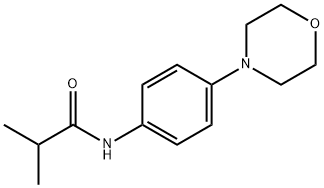 2-METHYL-N-(4-MORPHOLINOPHENYL)PROPANAMIDE 结构式