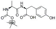 Boc-Ala-Tyr-OH 结构式