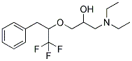 1-(1-BENZYL-2,2,2-TRIFLUOROETHOXY)-3-(DIETHYLAMINO)PROPAN-2-OL 结构式