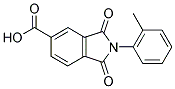 2-(2-METHYLPHENYL)-1,3-DIOXOISOINDOLINE-5-CARBOXYLIC ACID 结构式