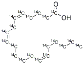 ARACHIDONIC ACID, [14C(U)]- 结构式