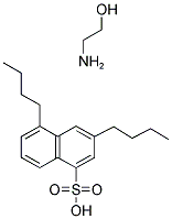 ETHANOLAMINE DIBUTYL NAPHTHALENE SULFONATE 结构式