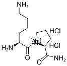 H-LYS-PRO-NH2 · 2 HCL 结构式