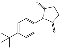 1-(4-(叔丁基)苯基)吡咯烷-2,5-二酮 结构式
