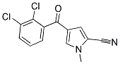 4-(2,3-DICHLOROBENZOYL)-1-METHYL-1H-PYRROLE-2-CARBONITRILE 结构式