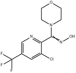 [3-CHLORO-5-(TRIFLUOROMETHYL)-2-PYRIDINYL](MORPHOLINO)METHANONE OXIME 结构式