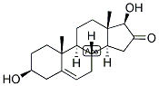 16-KETO-5-ANDROSTEN-3BETA,17BETA-DIOL 结构式