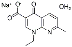 1,4-DIHYDRO-1-ETHYL-7-METHYL-4-OXO-1,8-NAPHTHYRIDINE-3-CARBOXYLIC ACID, SODIUM SALT HYDRATE 结构式