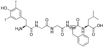 Enkephalin-Leu, [3,5-3H] 结构式