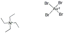 TETRAETHYLAMMONIUM TETRABROMOAURATE (III) 结构式