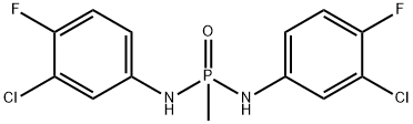 N,N'-DI(3-CHLORO-4-FLUOROPHENYL)METHYLPHOSPHONIC DIAMIDE 结构式