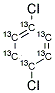 1,4-DICHLOROBENZENE (13C6) 结构式