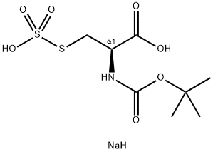 BOC-CYS(SO3H)-OH · DISODIUM SALT 结构式