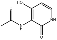 N-(2,4-二羟基吡啶-3-基)乙酰胺 结构式