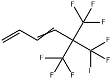 5,5-BIS(TRIFLUOROMETHYL)-6,6,6-TRIFLUOROHEXA-1,3-DIENE 结构式